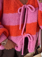 Striped Tie-front Knit Cardigan (12)