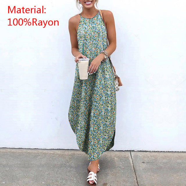 Sleeveless Print Maxi Dress variant CJLY118383109IR|CJLY118383110JQ|CJLY118383111KP|CJLY118383112LO|CJLY118383113MN|CJLY118383114NM|CJLY118383115OL|CJLY118383116PK