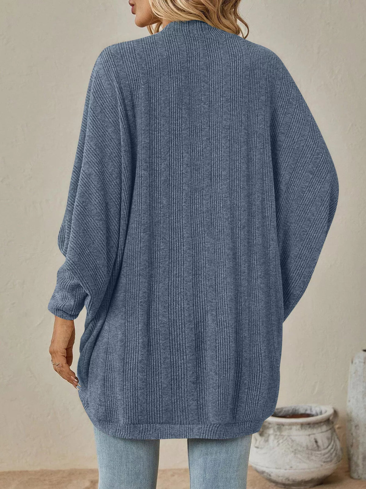 Open Front Cocoon Cardigan (14)