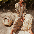 V-neck Print Dress photo 4