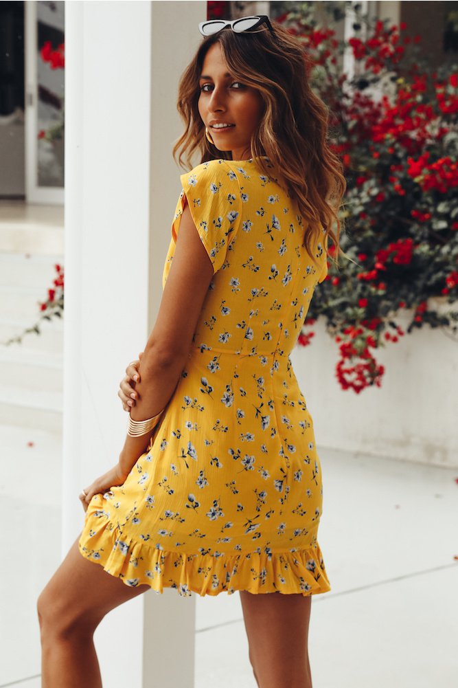 V-neck Rayon Dress photo 3