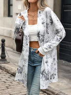Printed Open Front Cardigan (3)