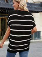 Striped Oversized Casual Sweater Relaxed Fit (13)