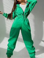 Zip Front Dropped Shoulder Jumpsuit (20)