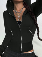 Zip-up Long Sleeve Hoodie (27)