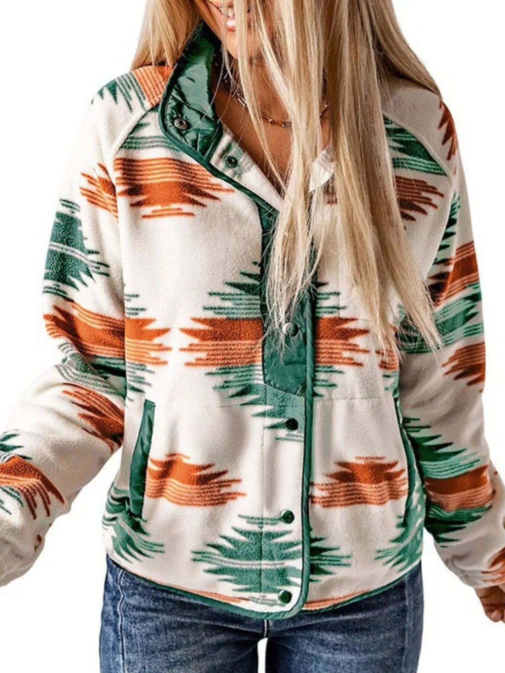 Geometric Snap Down Jacket (12)