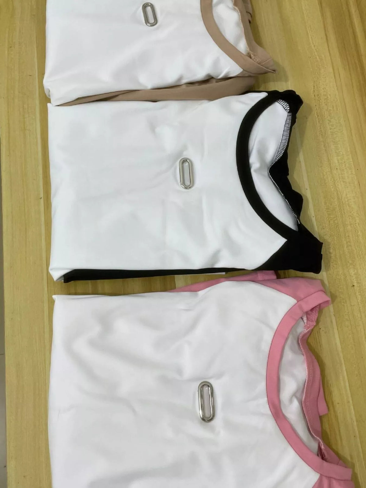 Contrast Short Sleeve Tee Pants Set (10)