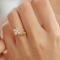 Can Rotate Crystal Cherry Blossom Ring variant CJLX194580801AZ