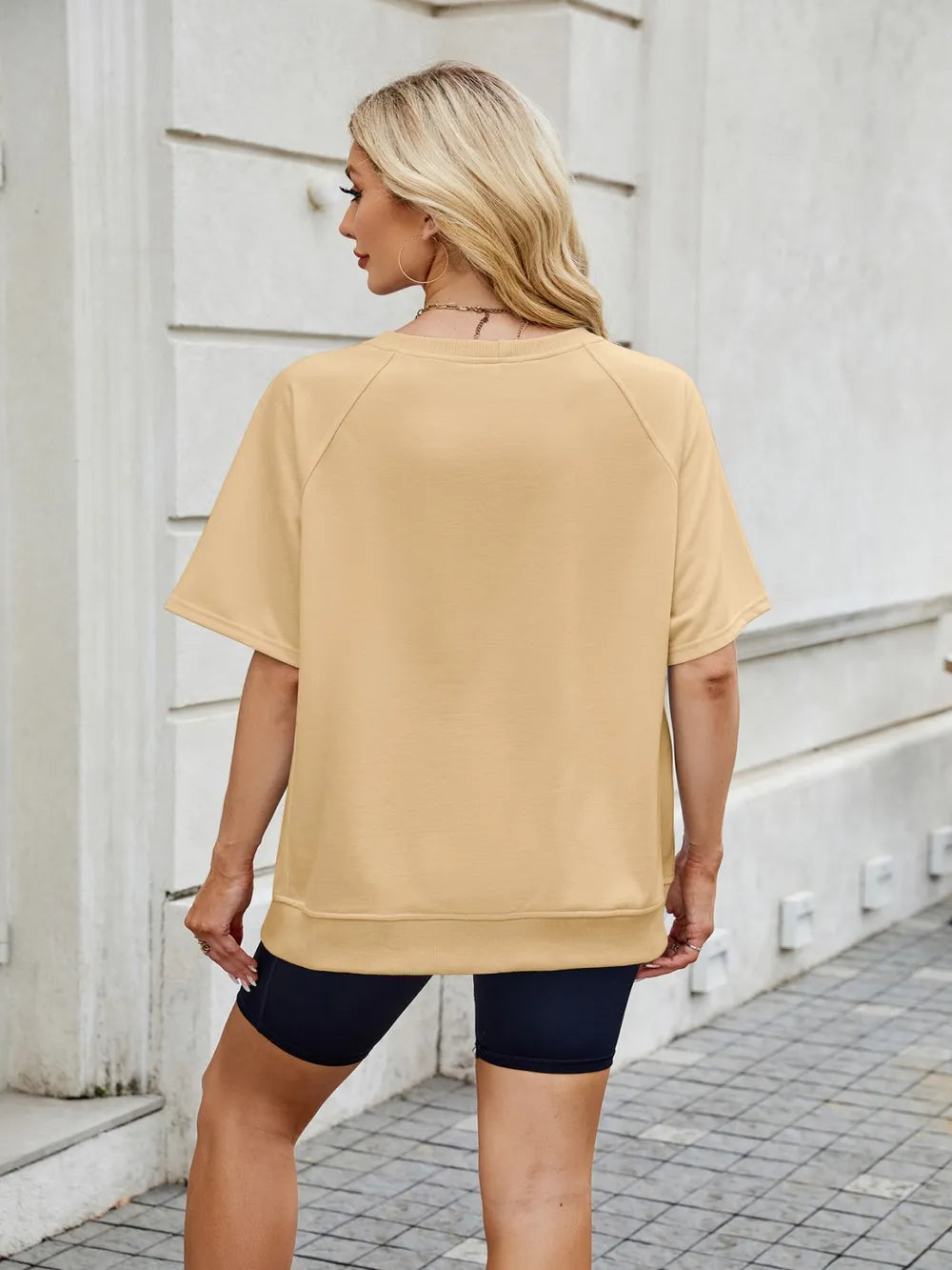 Round Neck Short Sleeve T-shirt (12)
