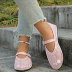 Round Toe Flats Sandals (3)