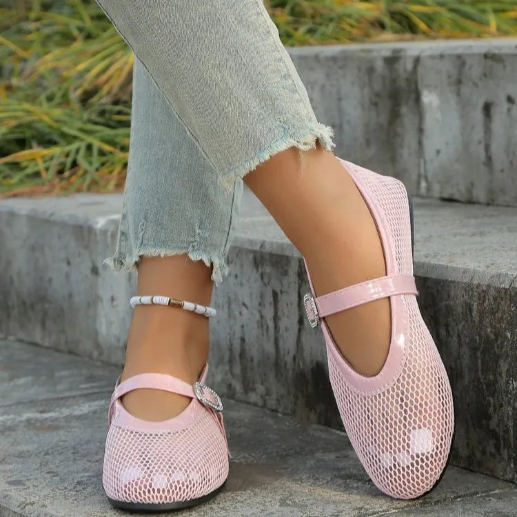 Round Toe Flats Sandals (3)