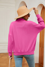 Half-zip Dropped Shoulder Sweatshirt (20)