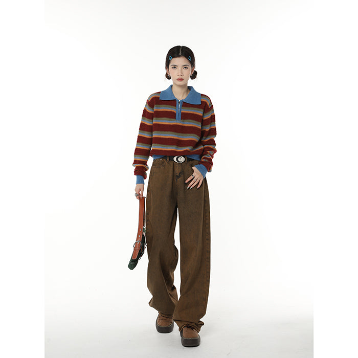 Retro Brown Jeans photo 1