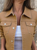 Button Front Closure Denim Jacket (26)
