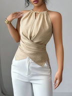 Halter Neck Crisscross Cami (4)
