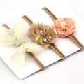 Lace Bow Headband Hair Band variant CJZBLXST01569-Khaki