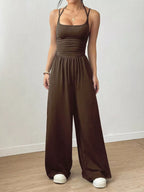 Spaghetti Strap Wide-leg Jumpsuit (2)