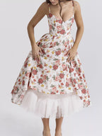 Sweetheart Neck A-line Midi Dress (16)