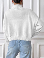 Turtleneck Long Sleeve Sweater (2)