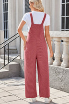 Square Neck Wide Strap Overalls Pockets (16)