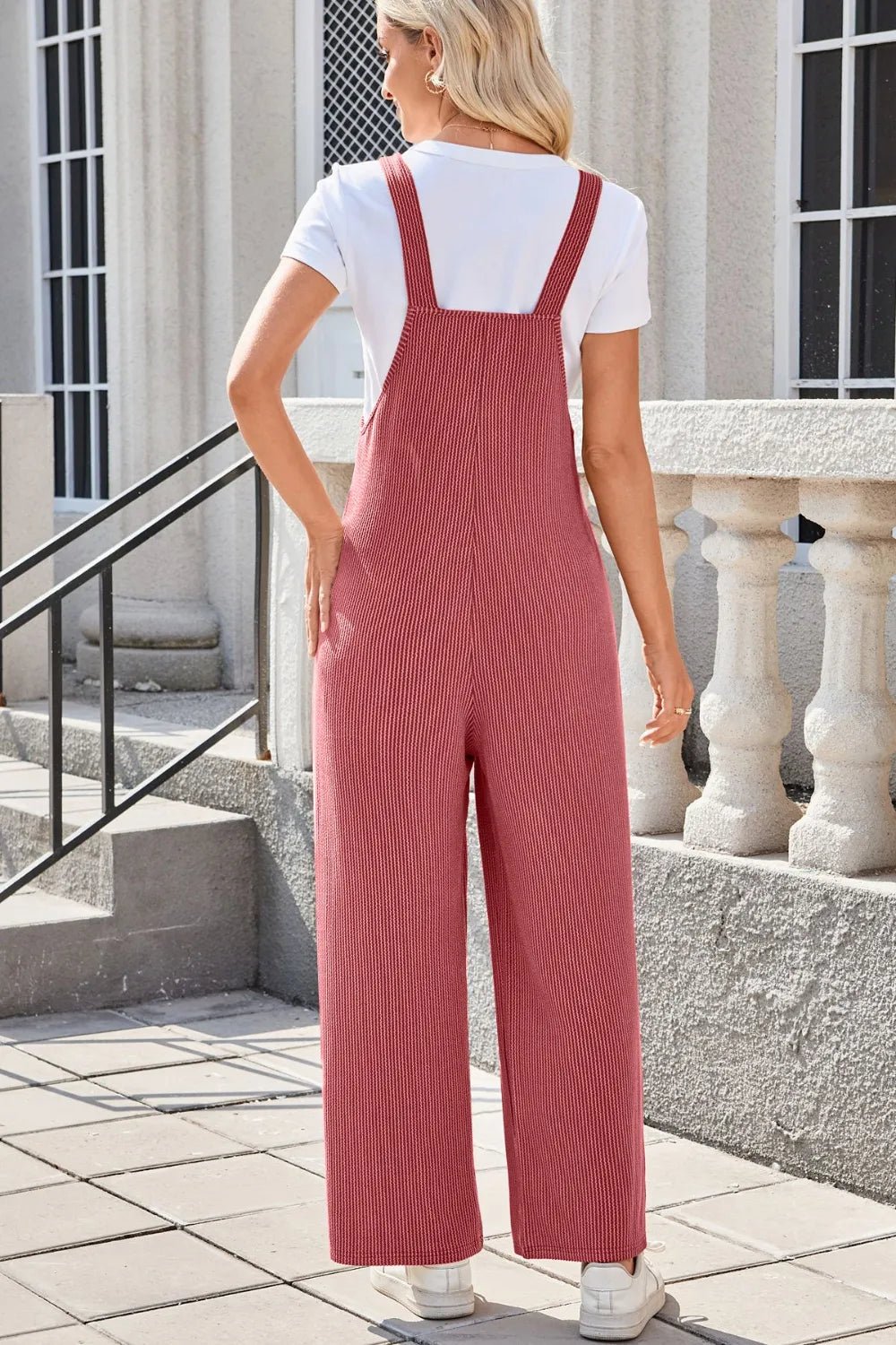 Square Neck Wide Strap Overalls Pockets (16)