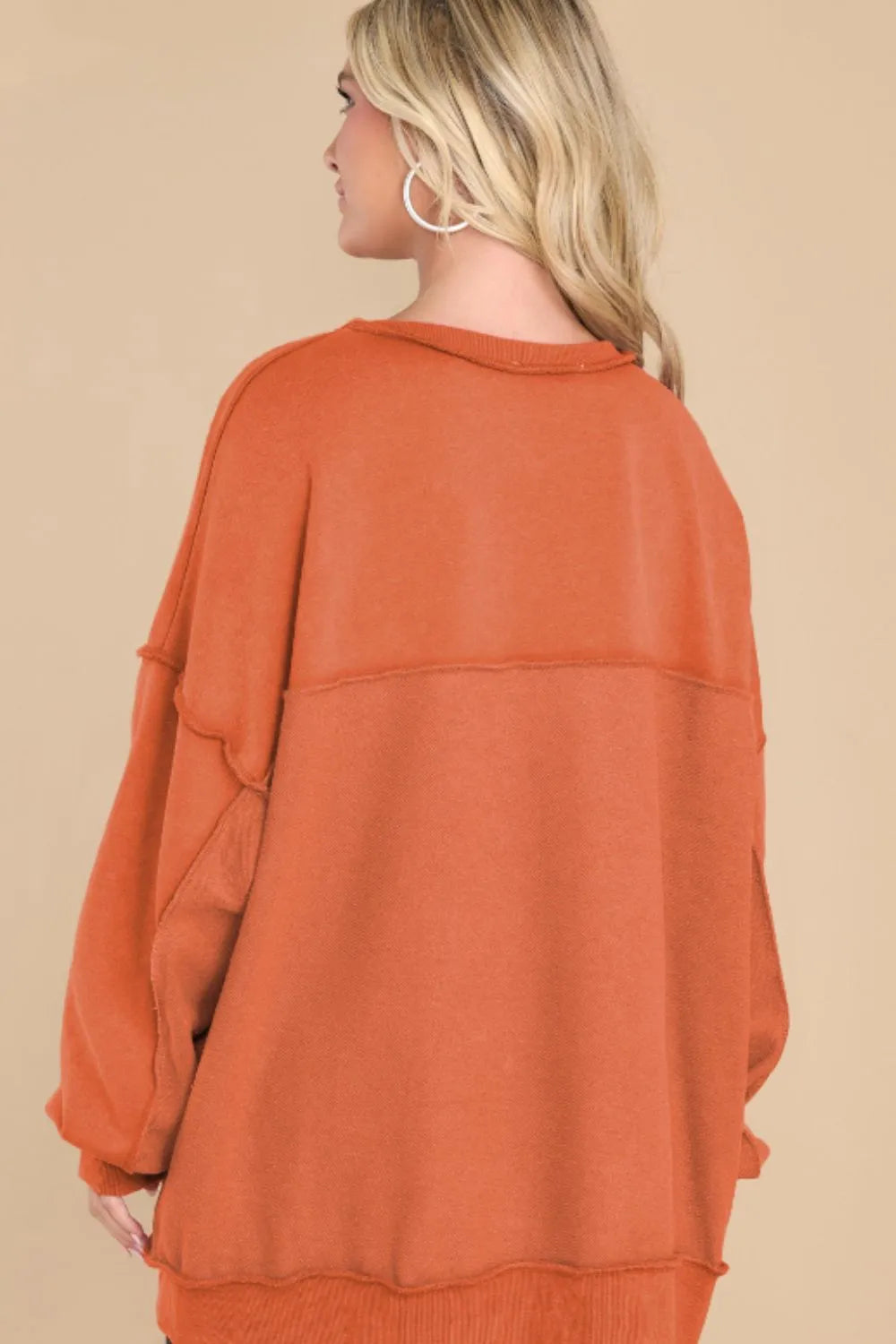 Exposed Seam Long Sleeve Sweatshirt (15)