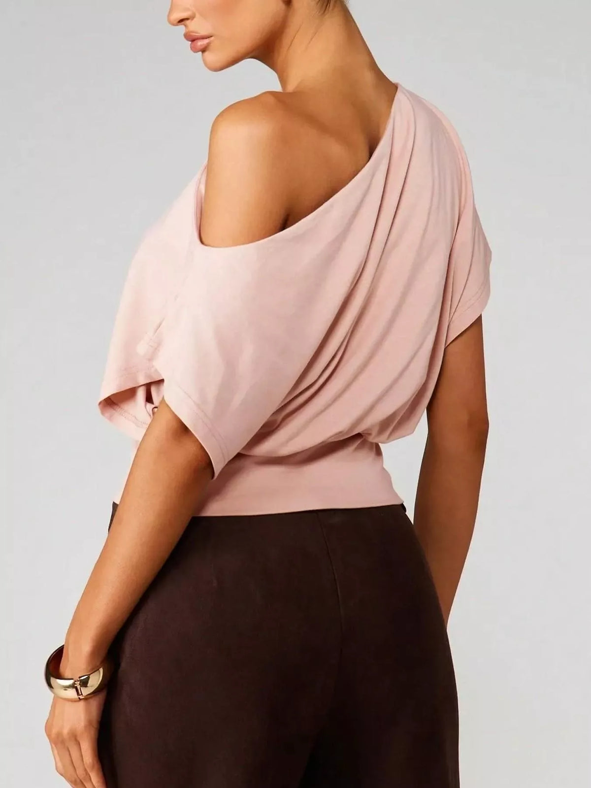 One Shoulder Crop T-shirt (7)