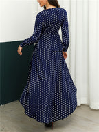 Long Sleeve Polka Dot Dress photo 5