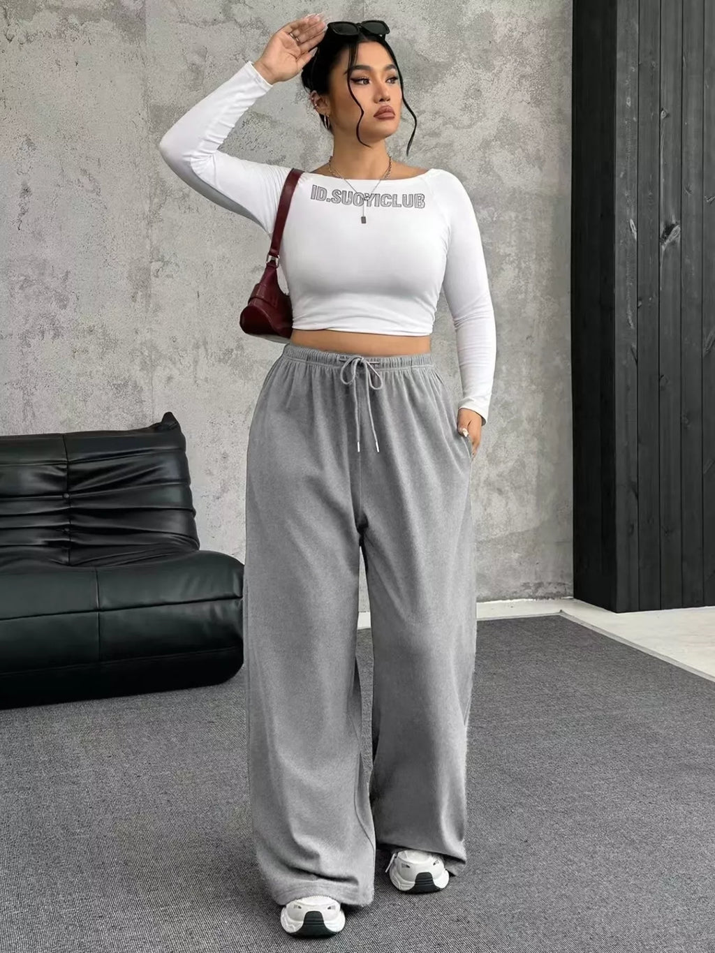 Full Size Drawstring Wide Leg Pants Plus (14)