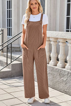 Square Neck Wide Strap Overalls Pockets (20)