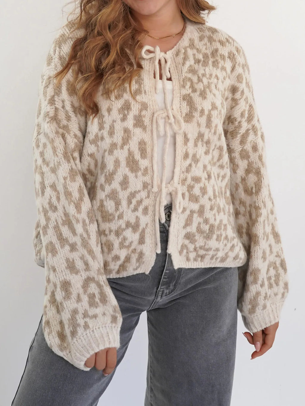 Leopard Tie Front Cardigan (21)