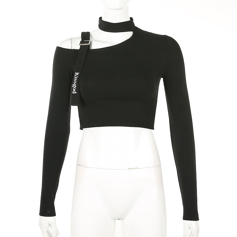 Sling Shirt Bottoming variant CJNSWTQB00881-black-M|CJNSWTQB00881-black-L|CJNSWTQB00881-black-S