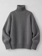 Turtleneck Dropped Shoulder Sweater (53)