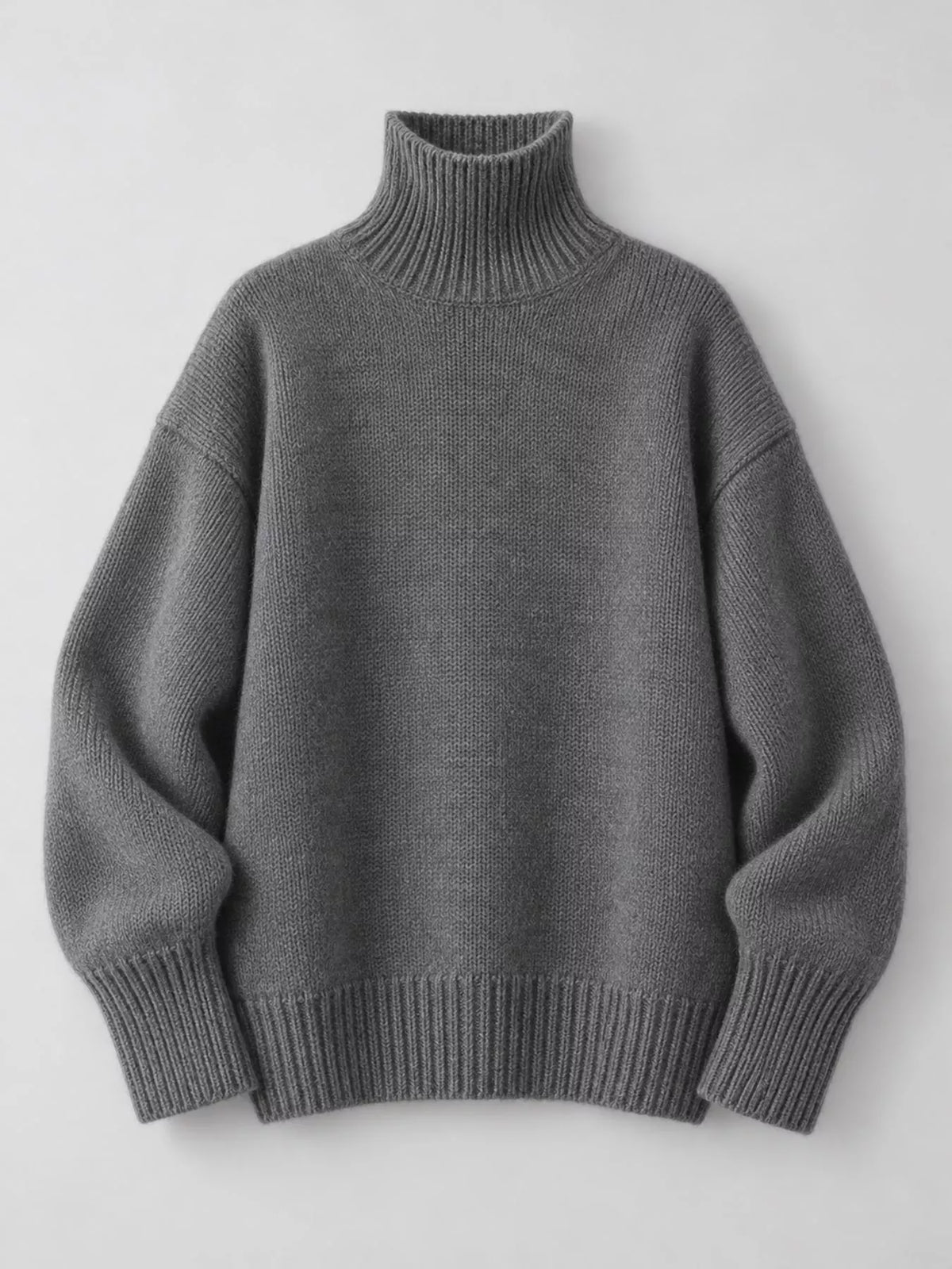 Turtleneck Dropped Shoulder Sweater (53)
