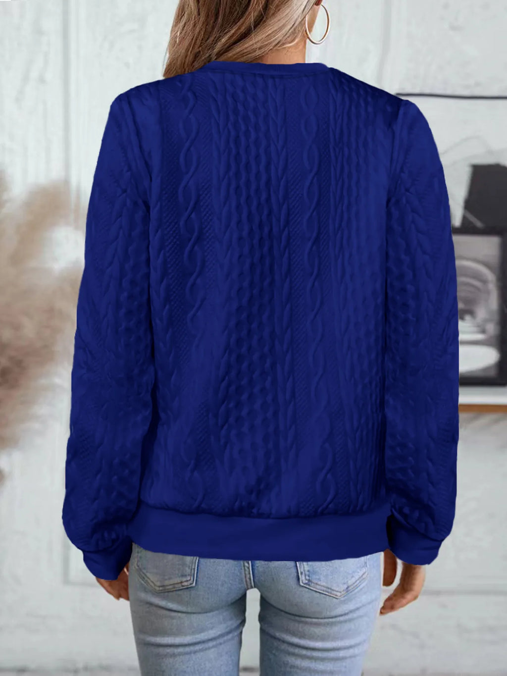 Texture Zip Up Long Sleeve Jacket (11)