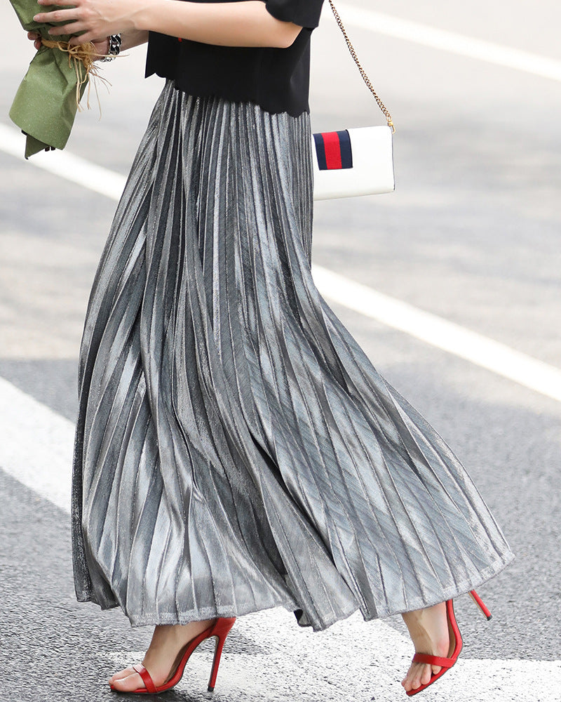 Pleated Skirt Long photo 2
