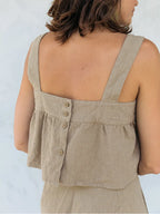 Square Neck Wide Strap Top Pants Set (6)