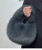 Portable Fur Bag Fall Winter Popular photo 12