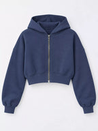 Zip-up Cropped Hoodie (9)