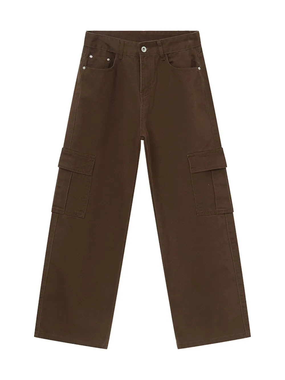 Wide Leg Cargo Jeans (6)