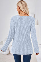 Round Neck Long Sleeve T-shirt (15)