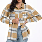 Long Sleeve Striped Plaid photo 2