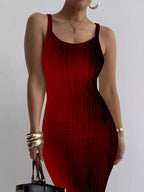 Textured Knit Bodycon Maxi Dress (4)