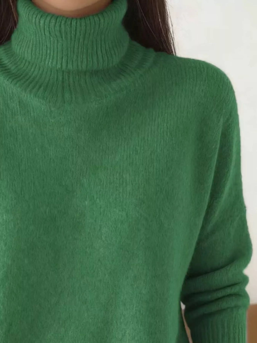 Turtleneck Long Sleeve Sweater (10)