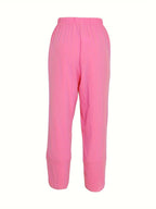 Elastic Waist Pants Pockets (16)