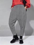 Loose Fit Harem Pants Pockets (9)