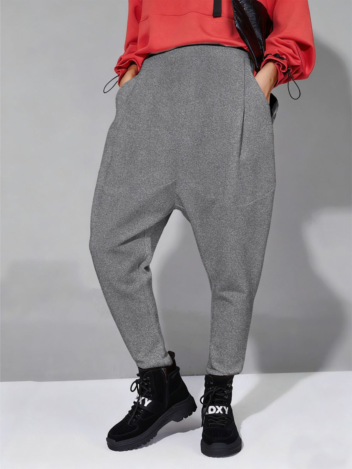 Loose Fit Harem Pants Pockets (9)
