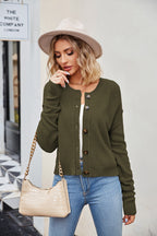 Button Down Exposed Seam Cardigan (15)