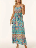 Printed Scoop Neck Midi Cami Dress (2)