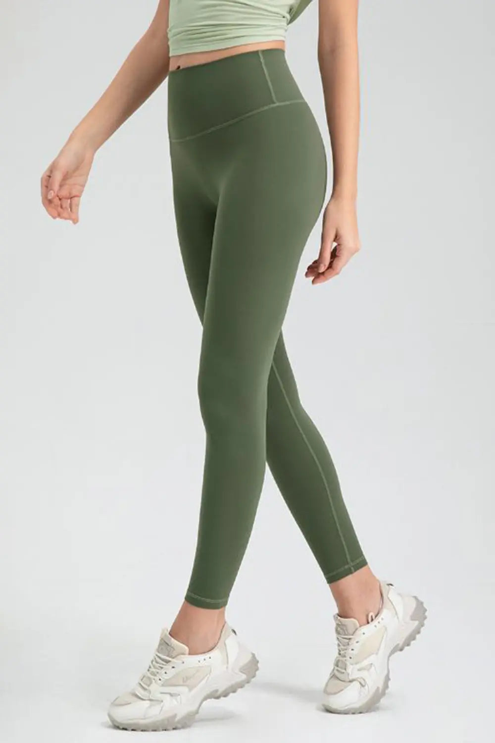 Wide Waistband High Waist Sport Leggings (11)